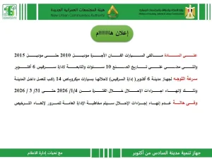 جهاز السادس من أكتوبر يعلن توفيق أوضاع سيارات الفان الأجرة 2 توفيق أوضاع سيارات الفان الأجرة