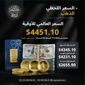 نجم الدين أسعار الذهب 