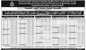 بدءًا من الغد..جهاز العبور الجديدة يبدأ في تسليم 1477 قطعة أرض مرفقة 2 تسليم 1477 قطعة أرض مرفقة