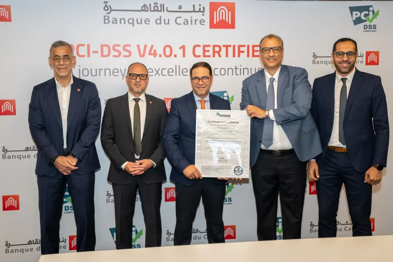بنك القاهرة يجدد حصوله على شهادة PCI-DSS v4.0.1 العالمية لتعزيز أمن بيانات بطاقات الدفع 19 IMG 6230